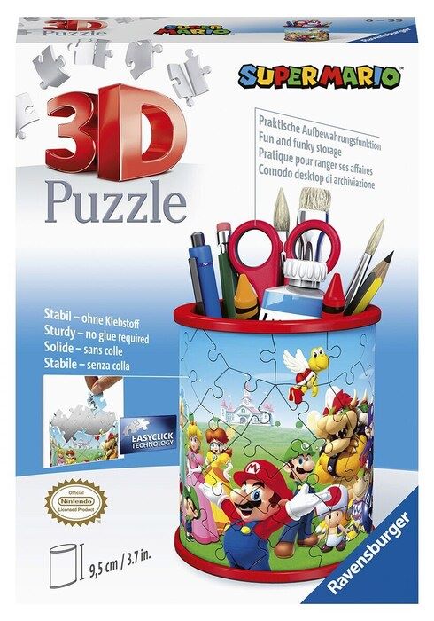 Super Mario 3D Puslespill Pennestativ 54 Brikker - Ravensburger