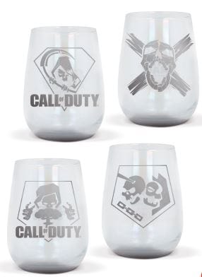 Call of duty glass 2-pakning