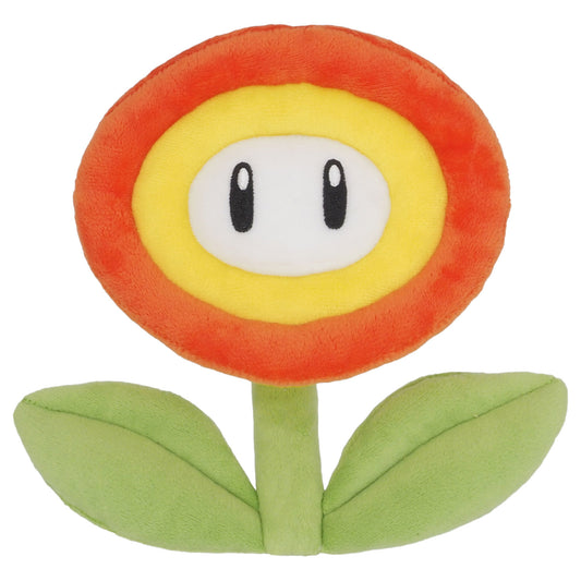 Super Mario fire flower bamse 18 cm