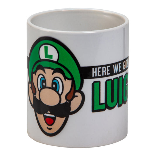 Super Mario kopp med teksten "Here we go Luigi!
