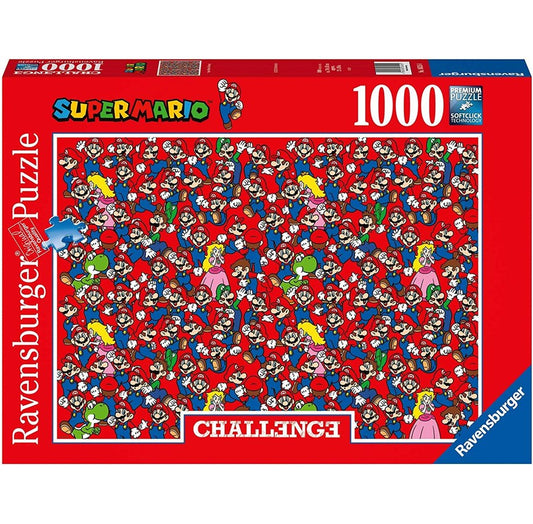 Super Mario Utfordring Puslespill 1000 Brikker - Ravensburger