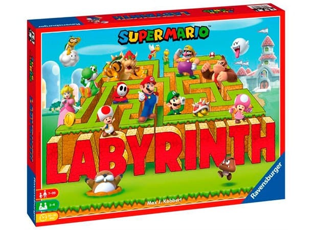 Labyrinth med Super Mario tema